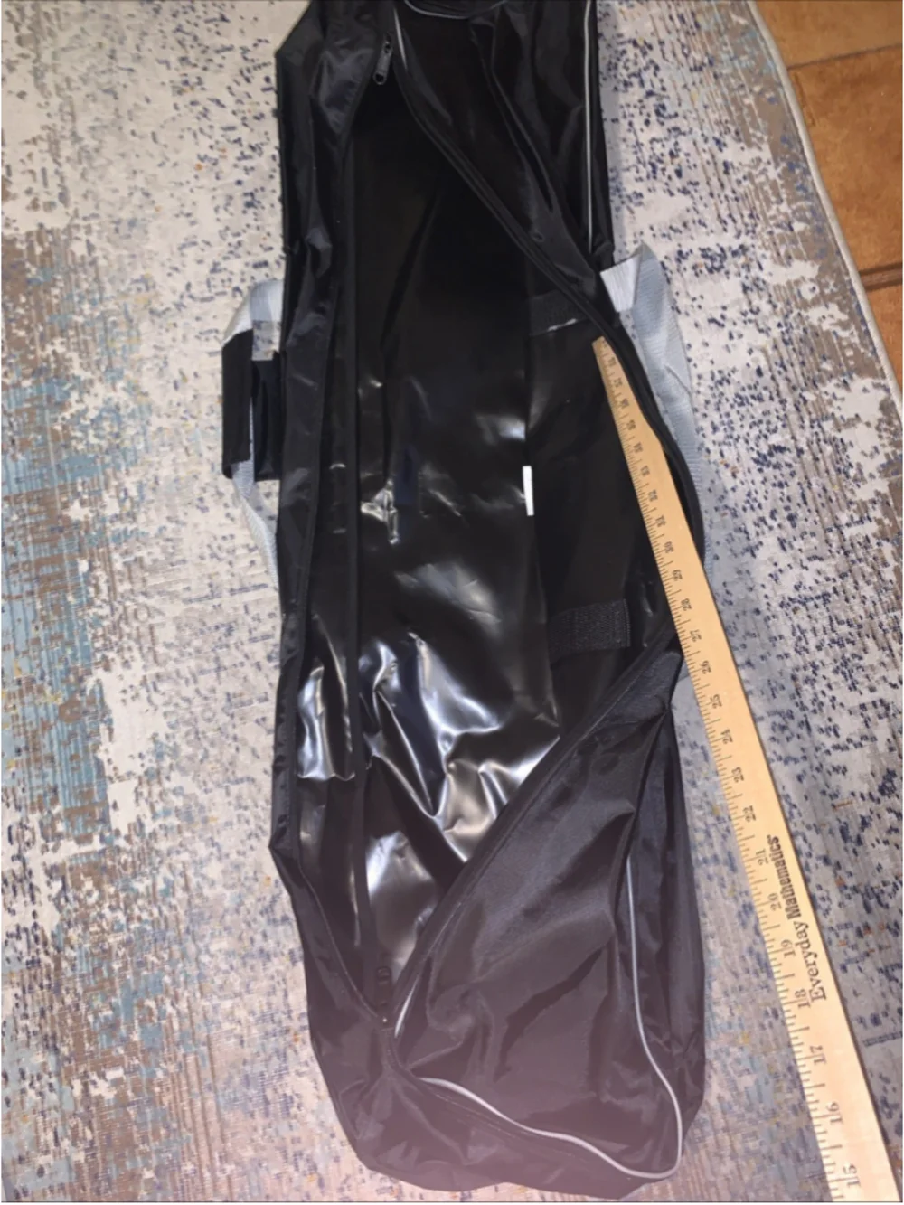 Joola Pickleball Double Sided Black Duffle Bag L 42” X 12 “ H Equipment Bag